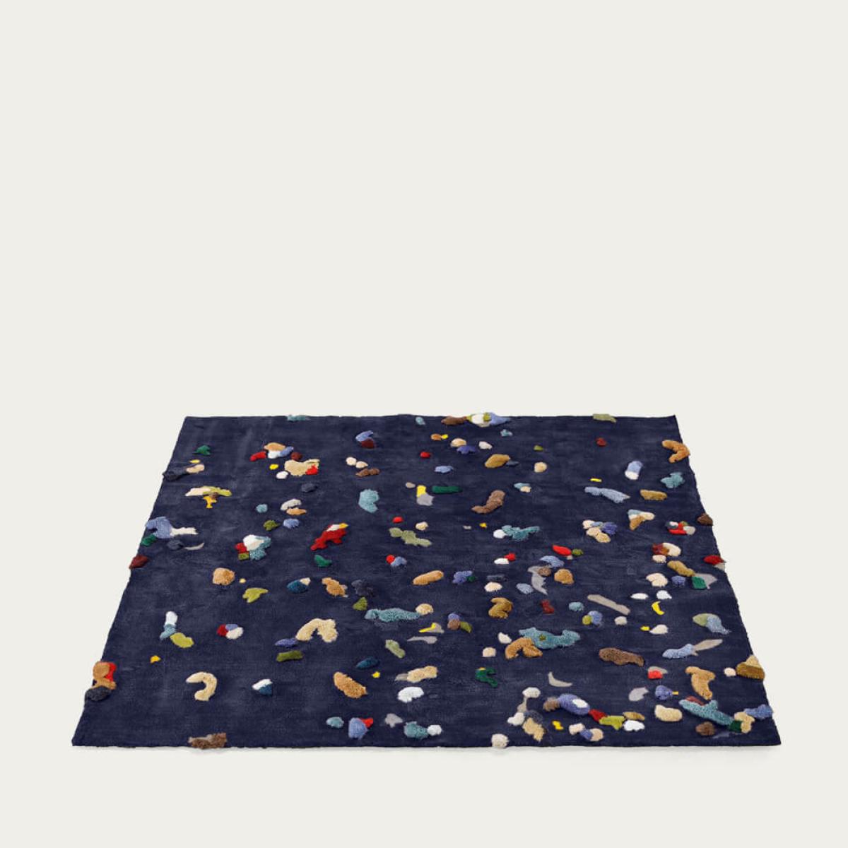 Dark Blue Chaos Rug – image 3
