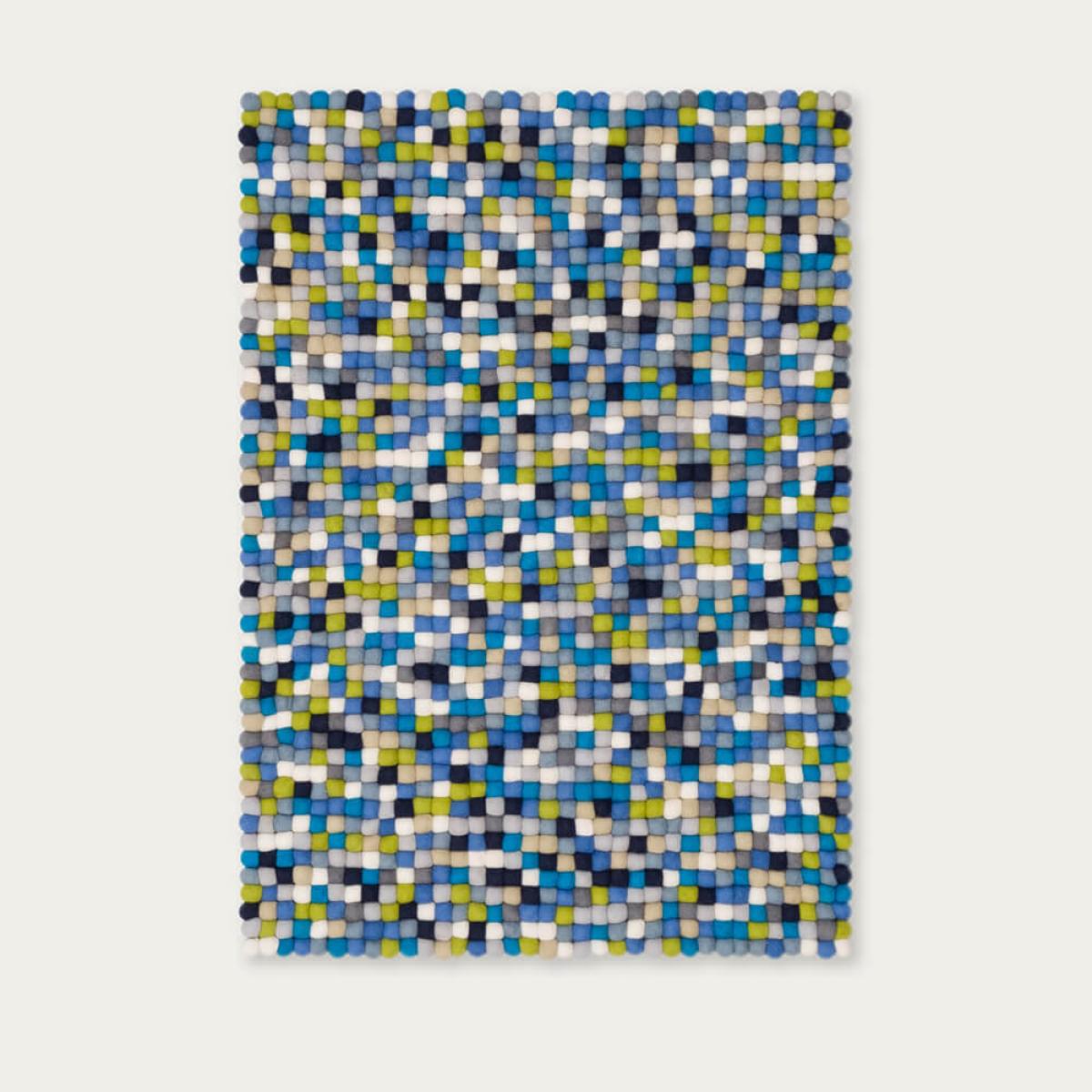Felt Ball Rug Fritz Square – image 1