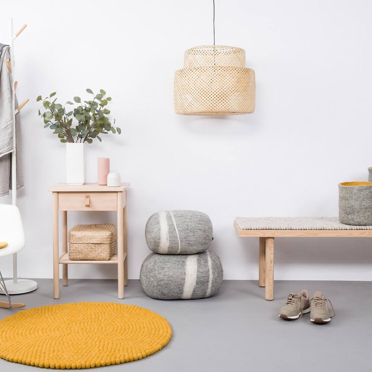 Felt Ball Rug Klara Round – image 4