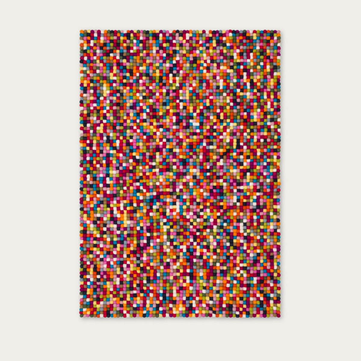 Felt Ball Rug Lotte Square – image 8