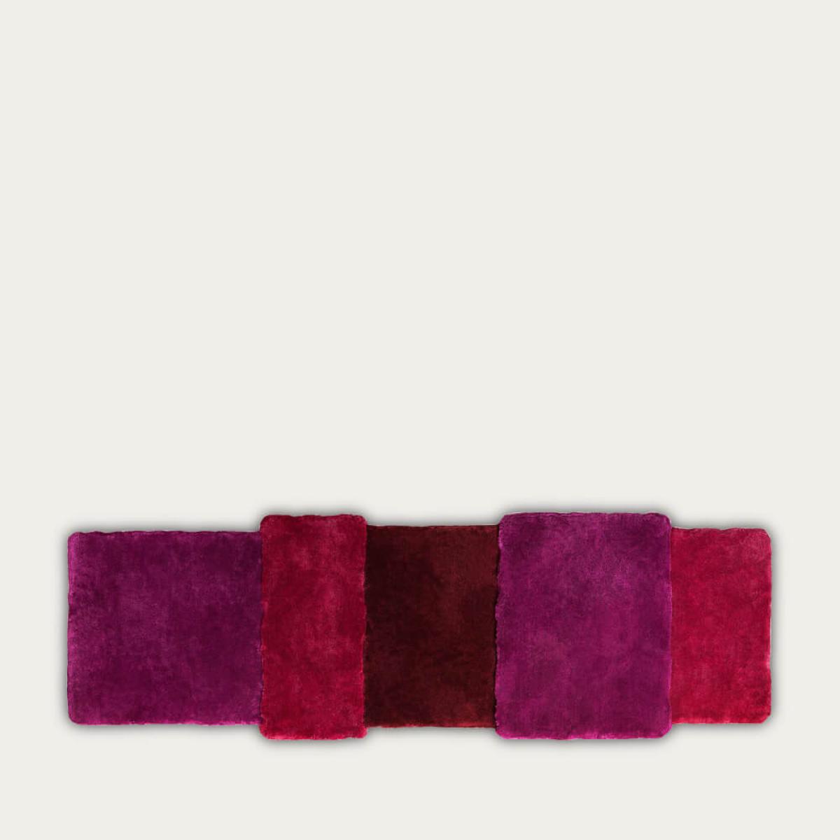 Red Over Stripe Rug – image 1