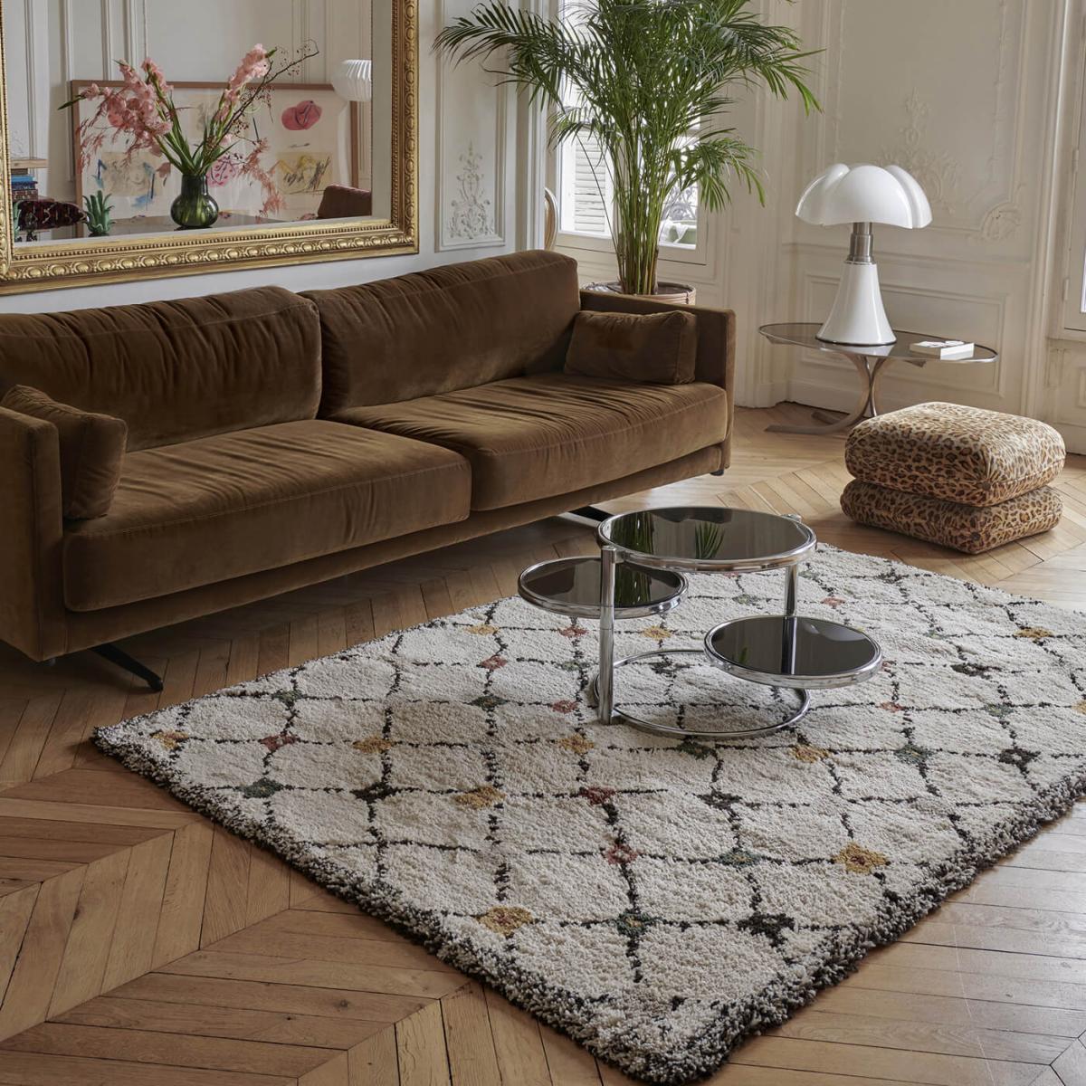 Yellow/Olive Green Kaboshon Rug – image 3