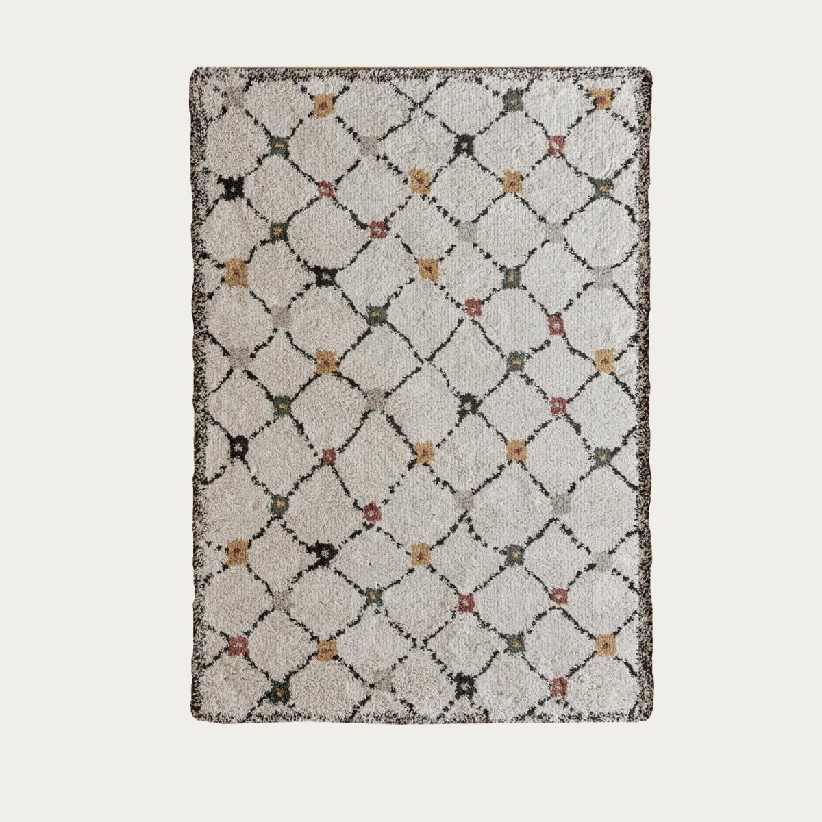 Yellow/Olive Green Kaboshon Rug – image 1