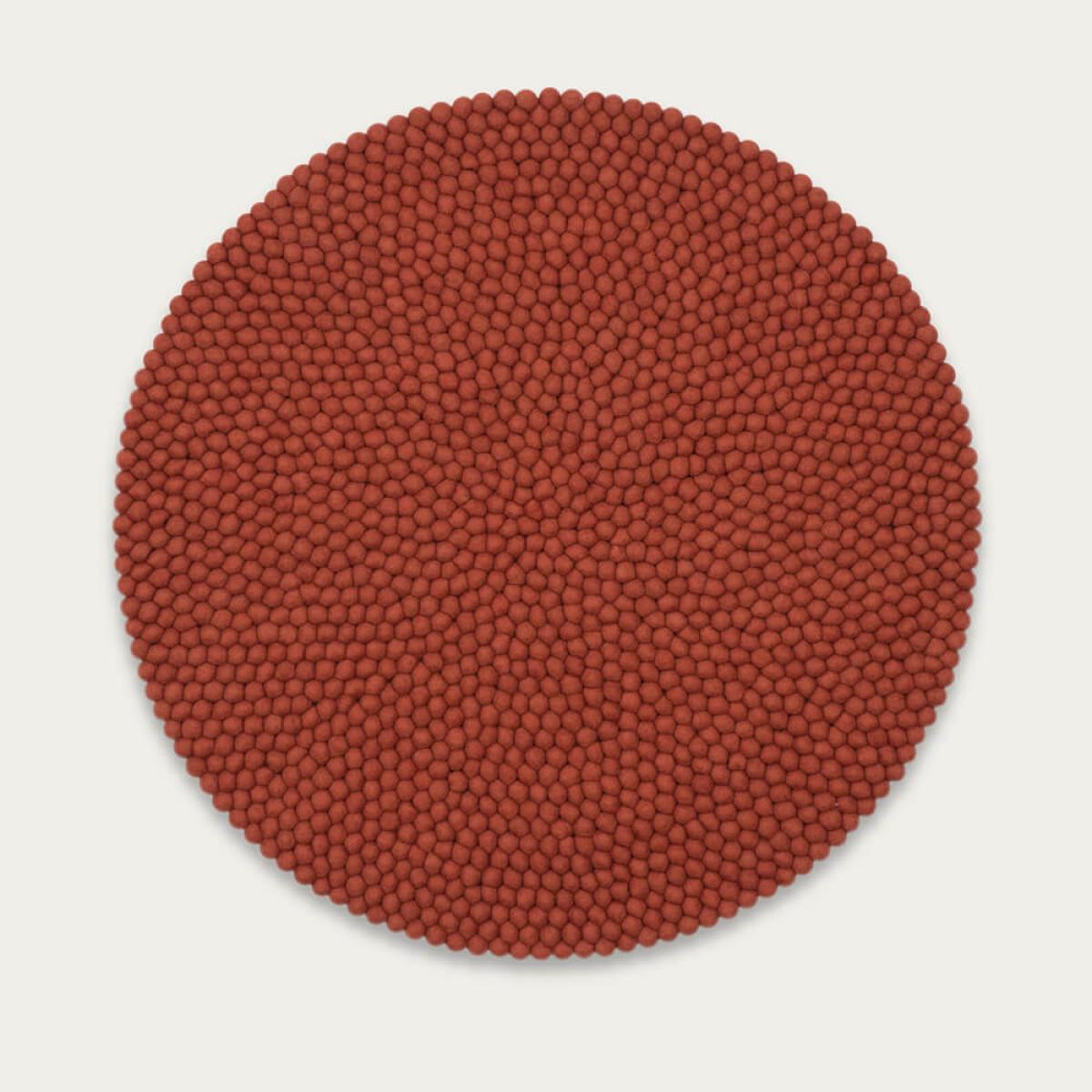 Felt Ball Rug Lora Round – image 1