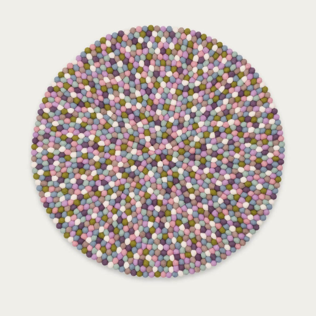 Felt Ball Rug Greta Round – image 1