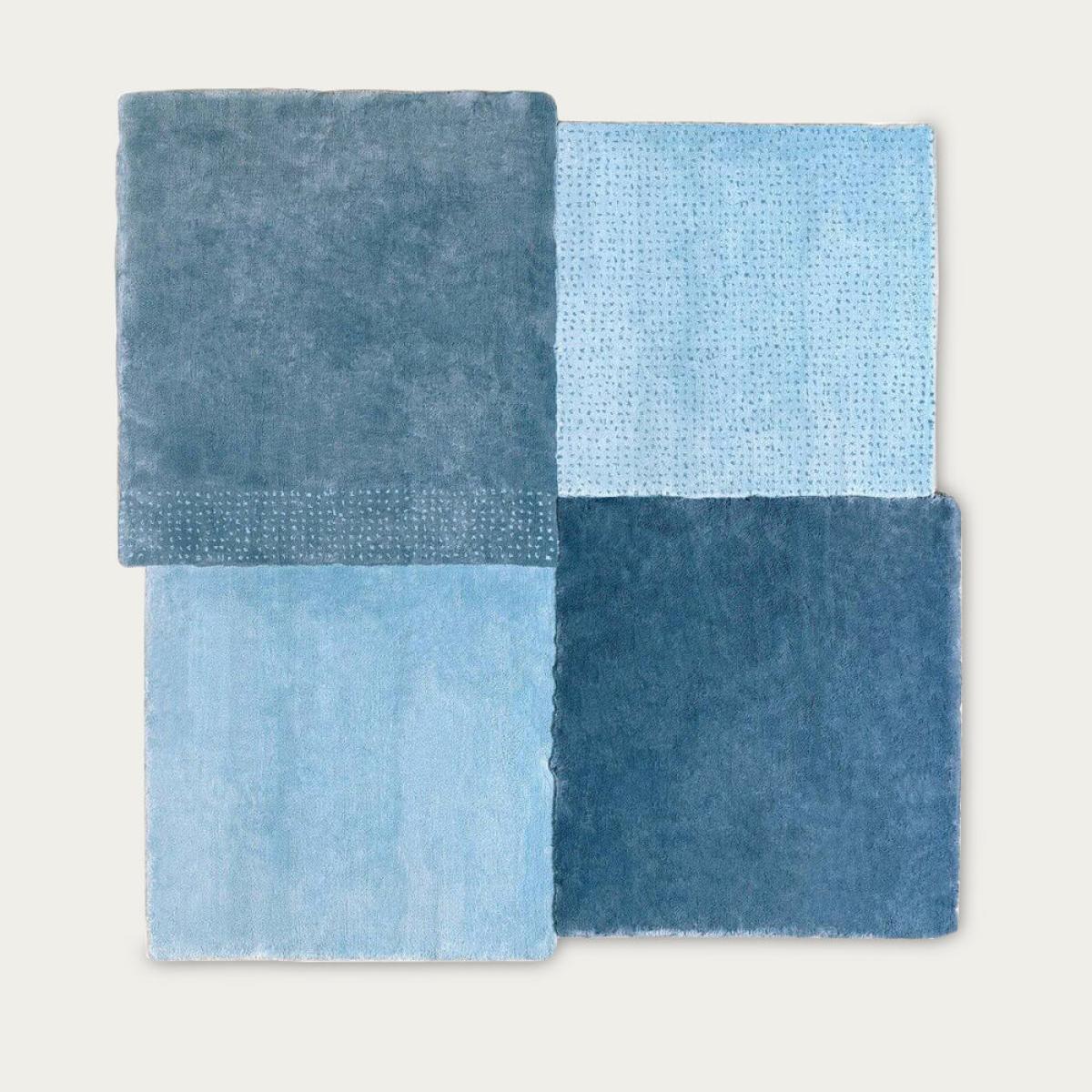 Blue Over Square Rug – image 1