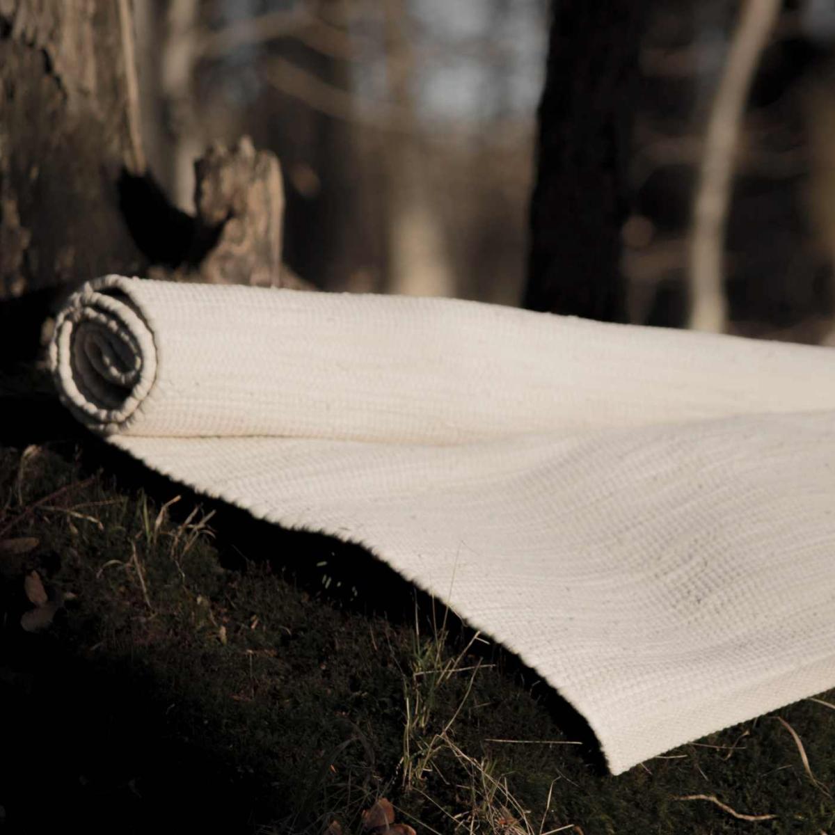Desert White Cotton Rug – image 3