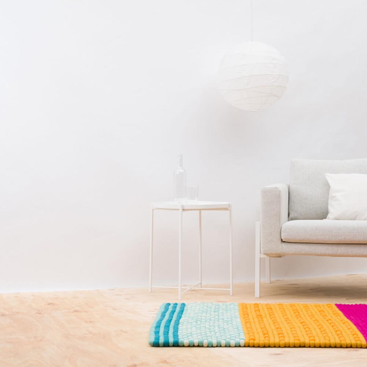 Kerala 2 Felt Ball Rug – image 4