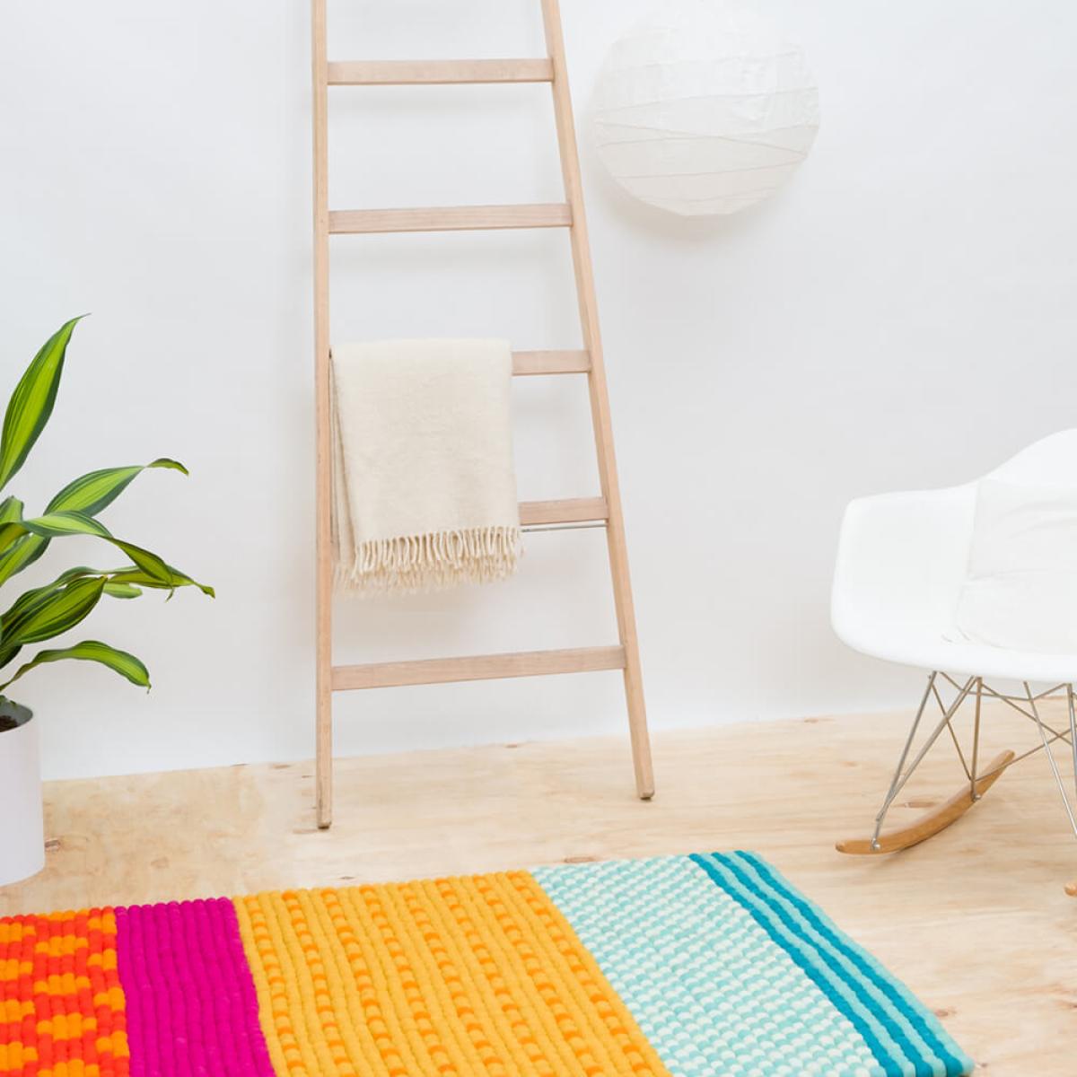 Kerala 2 Felt Ball Rug – image 5