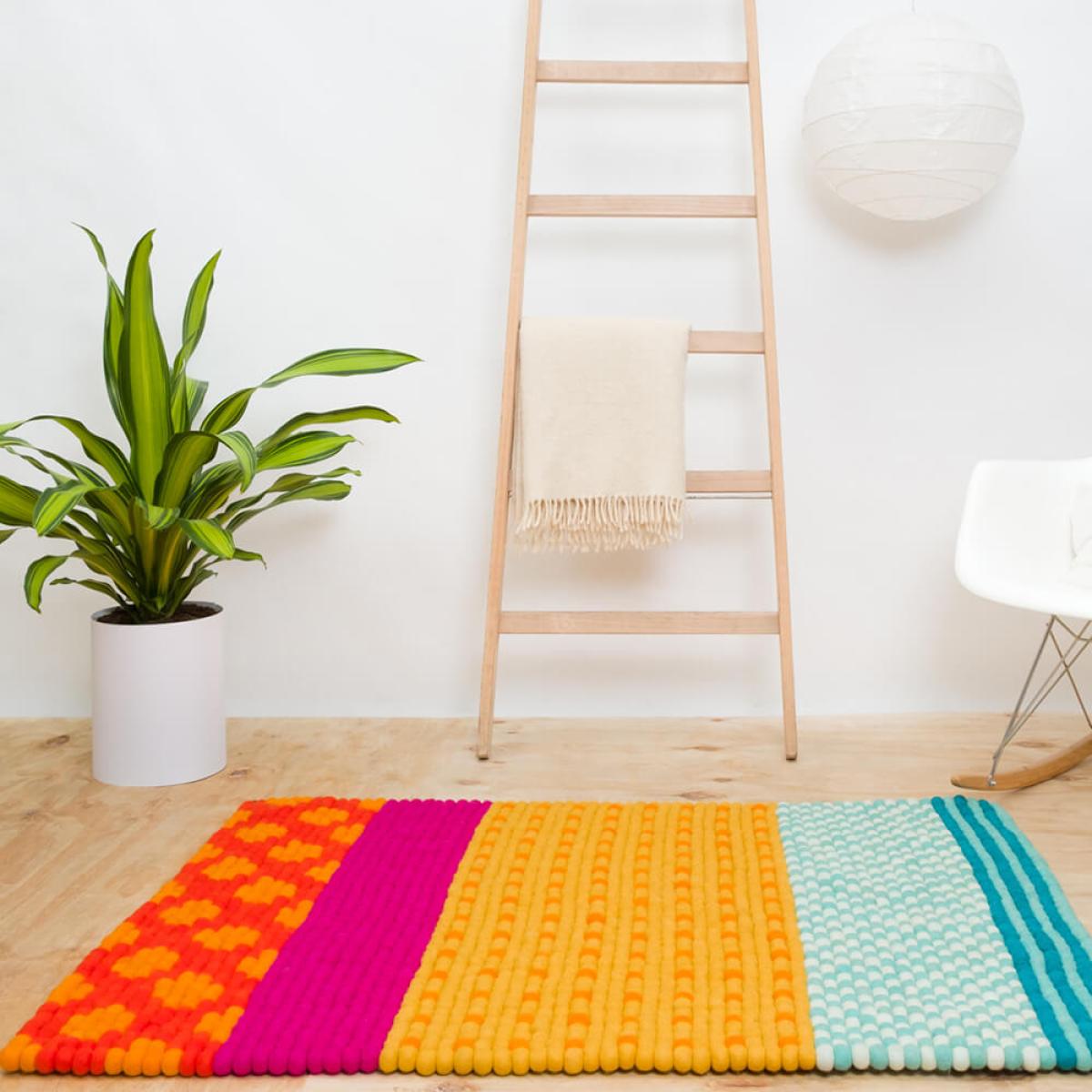 Kerala 2 Felt Ball Rug – image 6