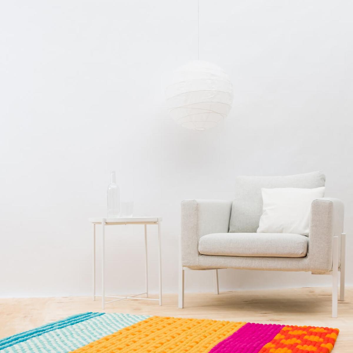 Kerala 2 Felt Ball Rug – image 7
