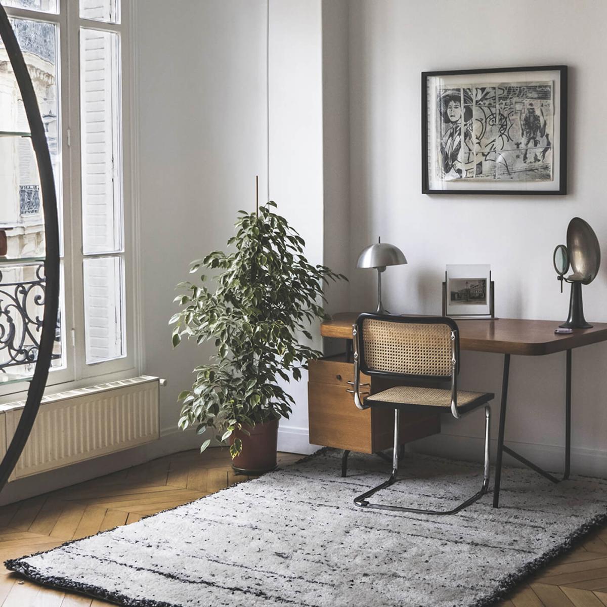 Black/White Blurr Rug – image 2