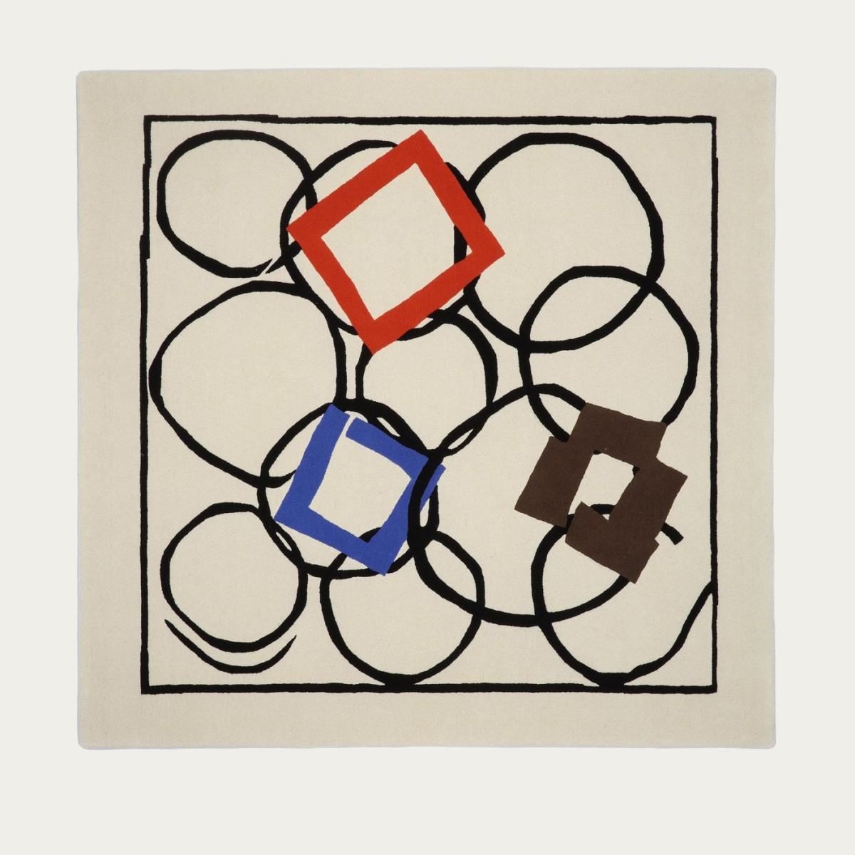 Squares In Orbit Rug – image 1