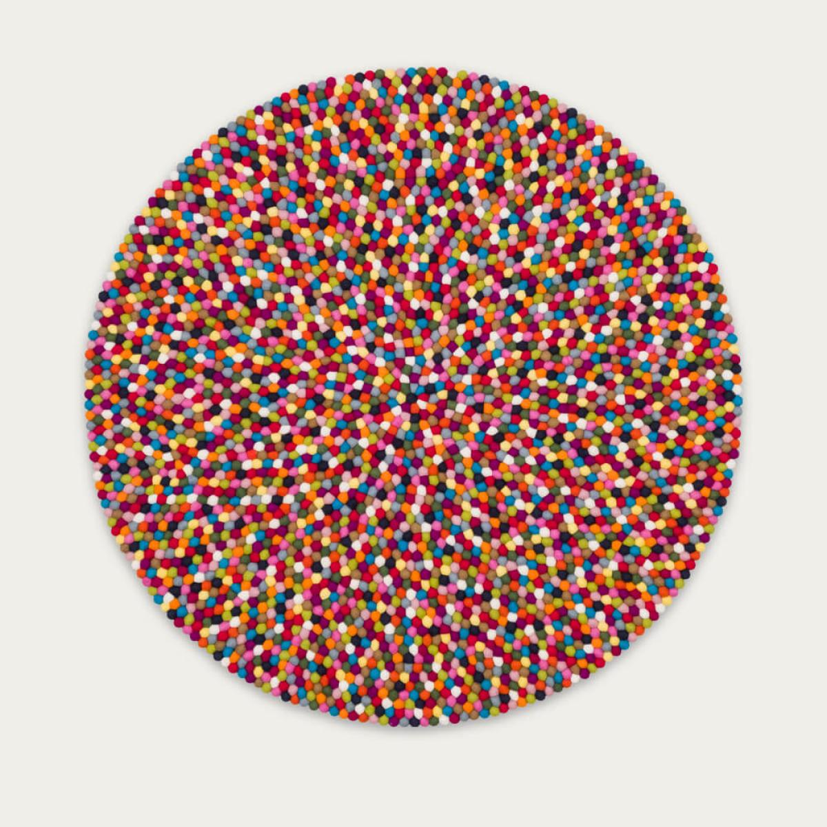 Felt Ball Rug Lotte Round – image 8