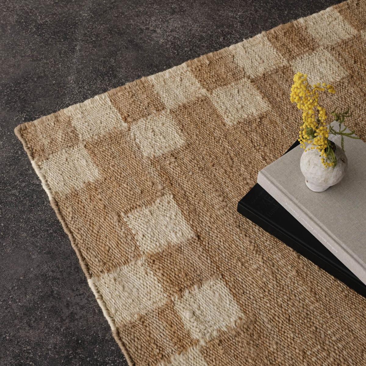 Cream Jute Border Rug – image 4