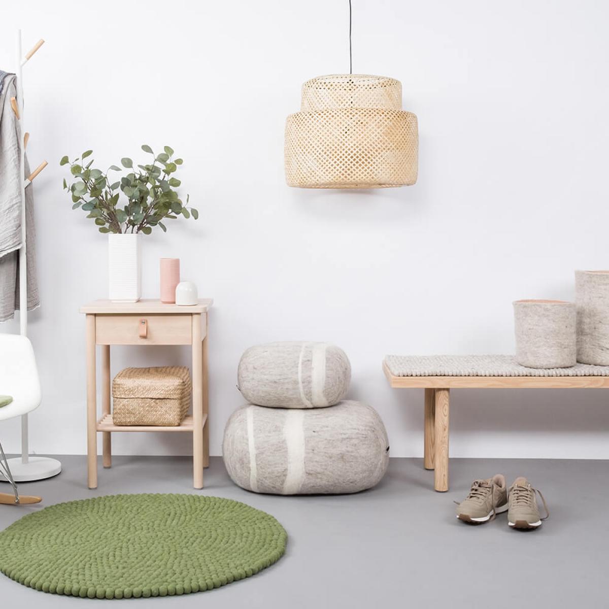 Felt Ball Rug Kaspar Round – image 4