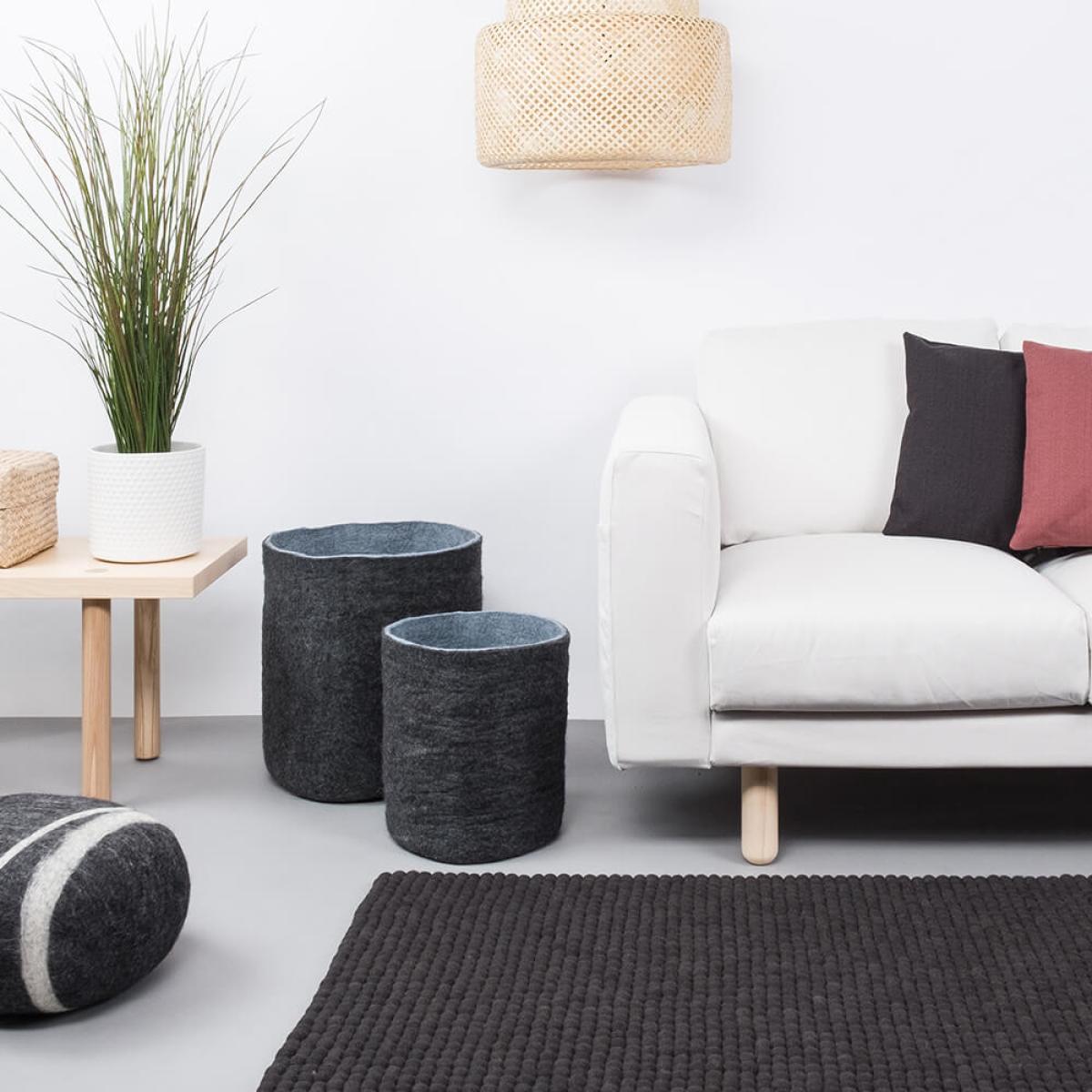 Felt Ball Rug Kuno Square – image 4