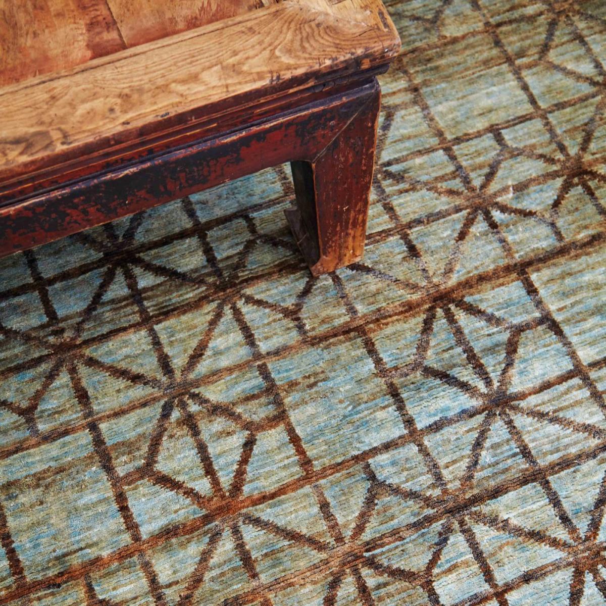 Aqua Alfombra Hand Knotted Waterkeyn – image 4