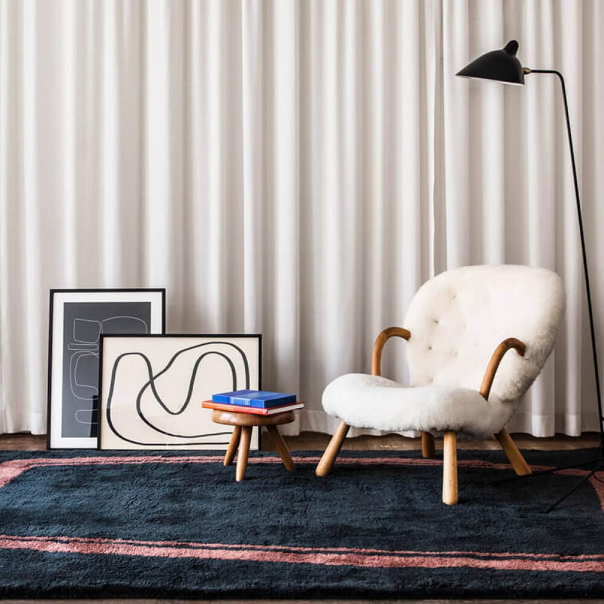 Dark Blue Simple Object 11 Rug – image 2