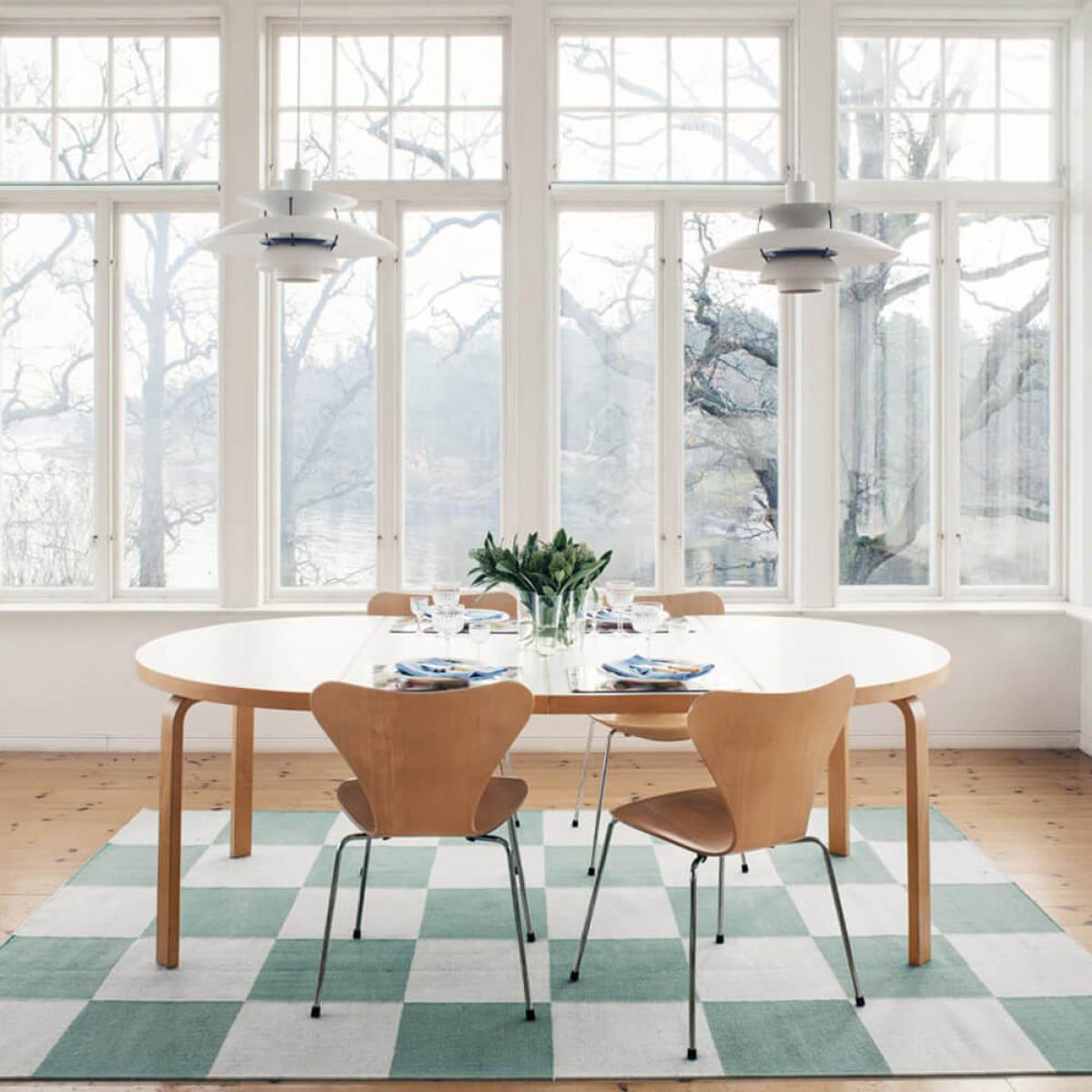 Sage Green Square Rug – image 2