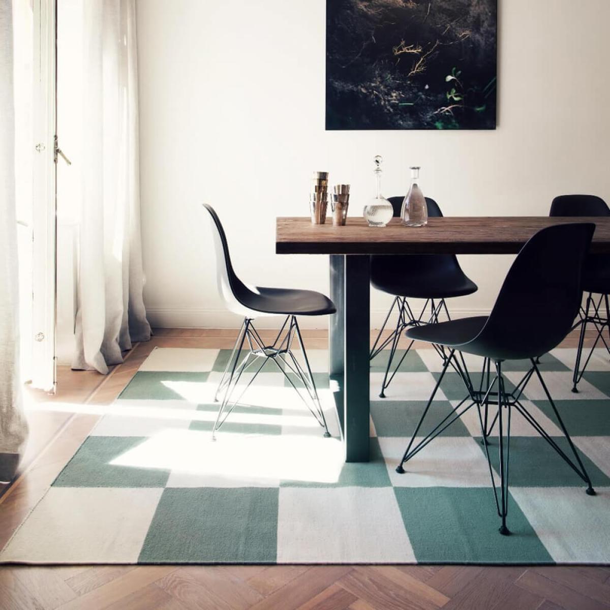 Sage Green Square Rug – image 3