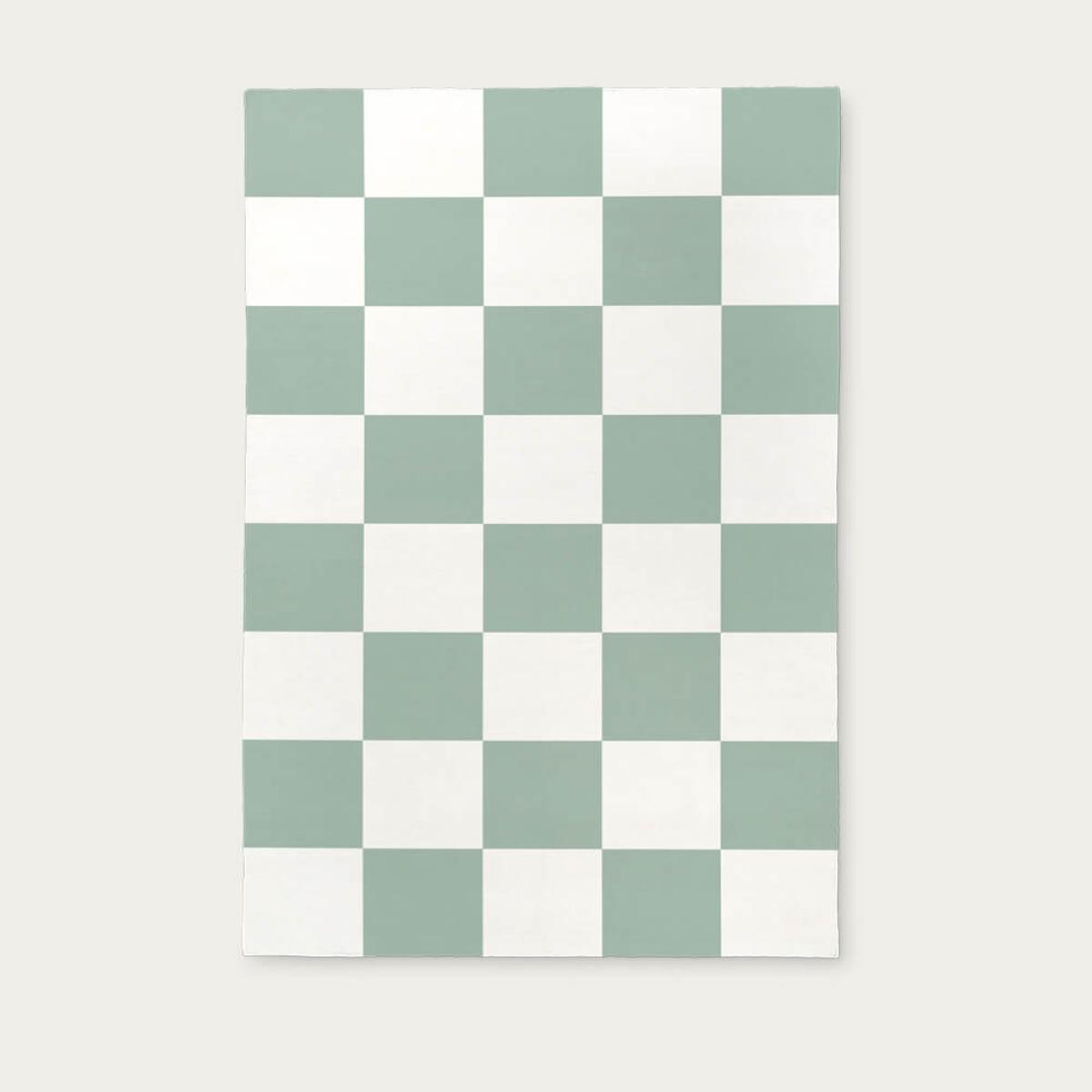 Sage Green Square Rug – image 1
