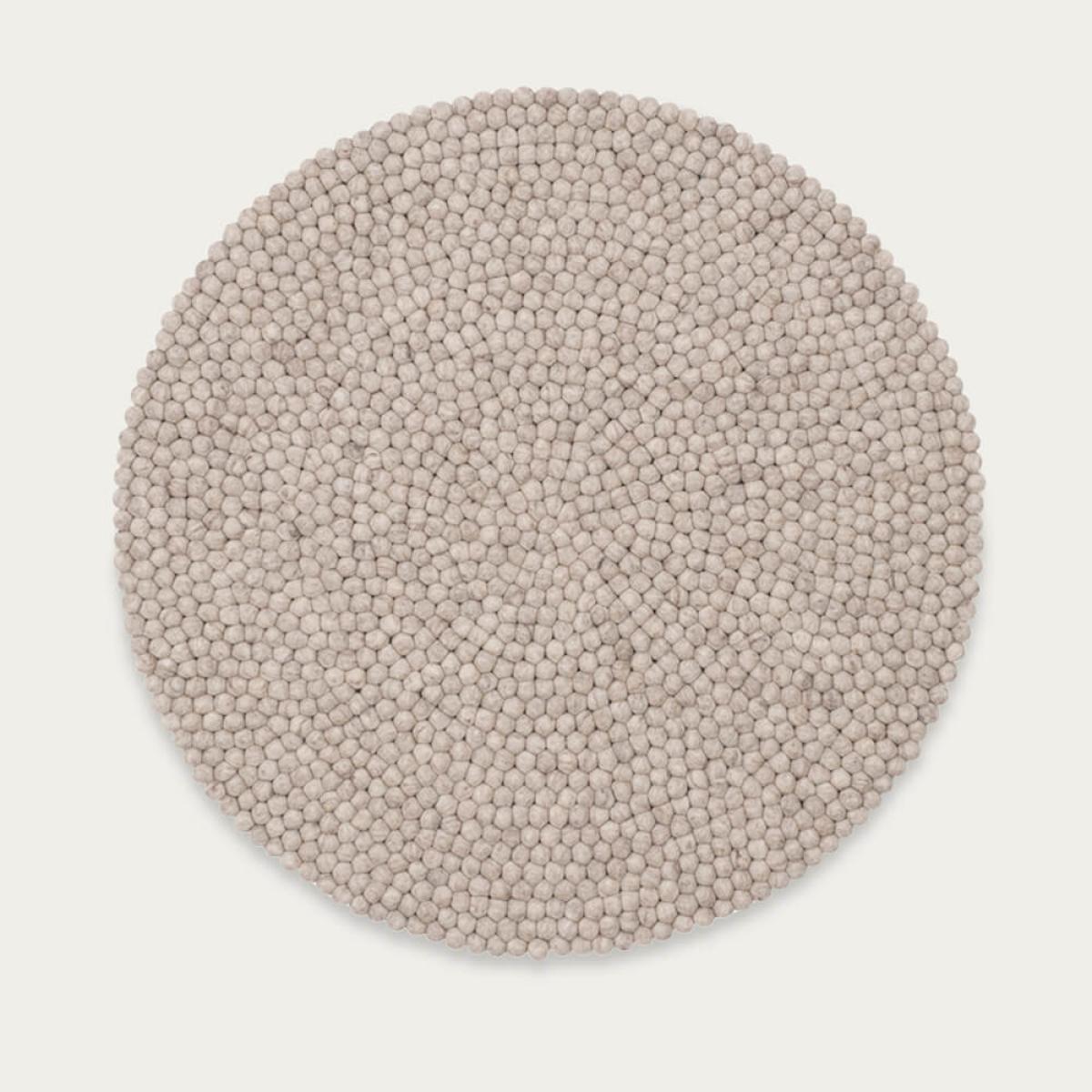 Felt Ball Rug Béla Round – image 1