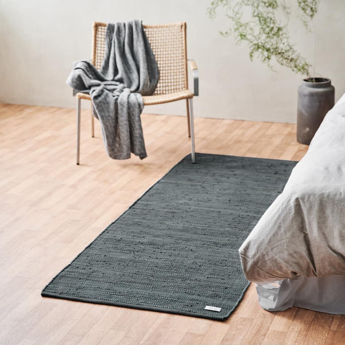 Steel Grey Cotton Rug – image 2
