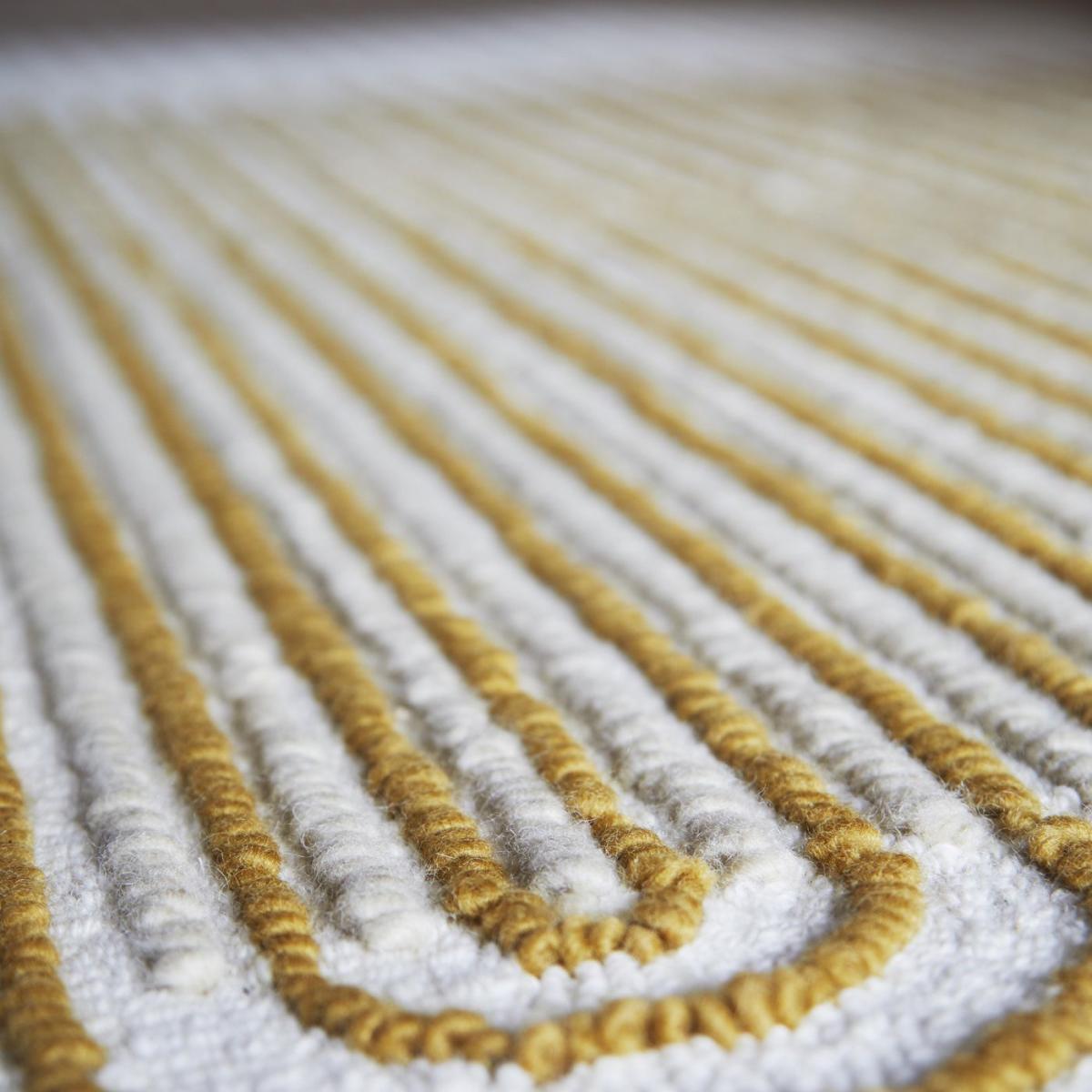 Yellow Alfombra Hand Tufted Ply – image 5