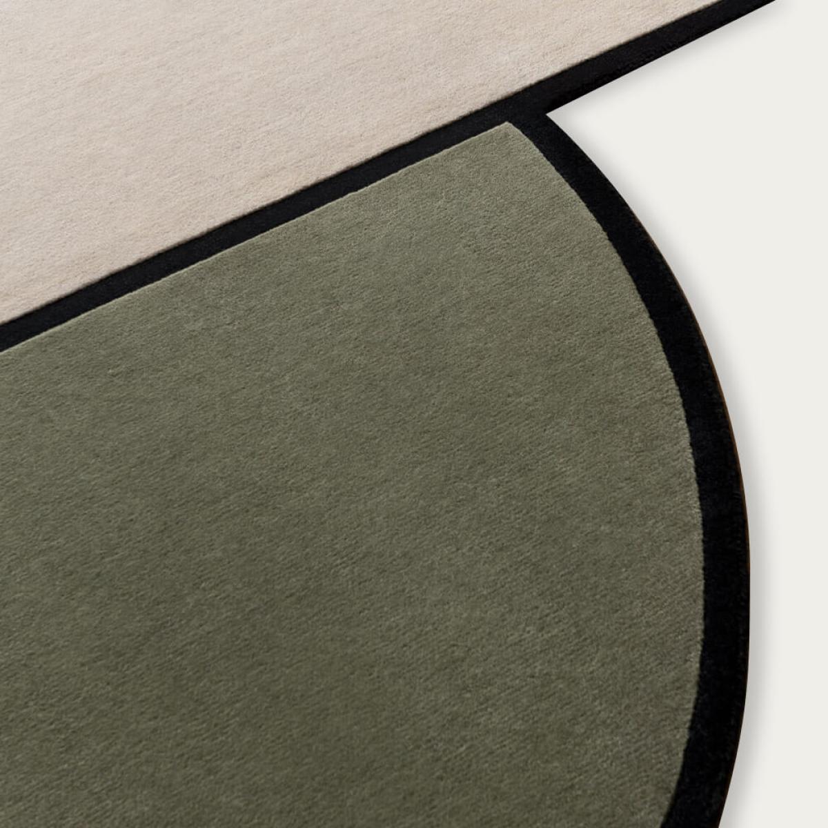 Oatmeal/Green 03 Norr Mälarstrand Rug – image 4