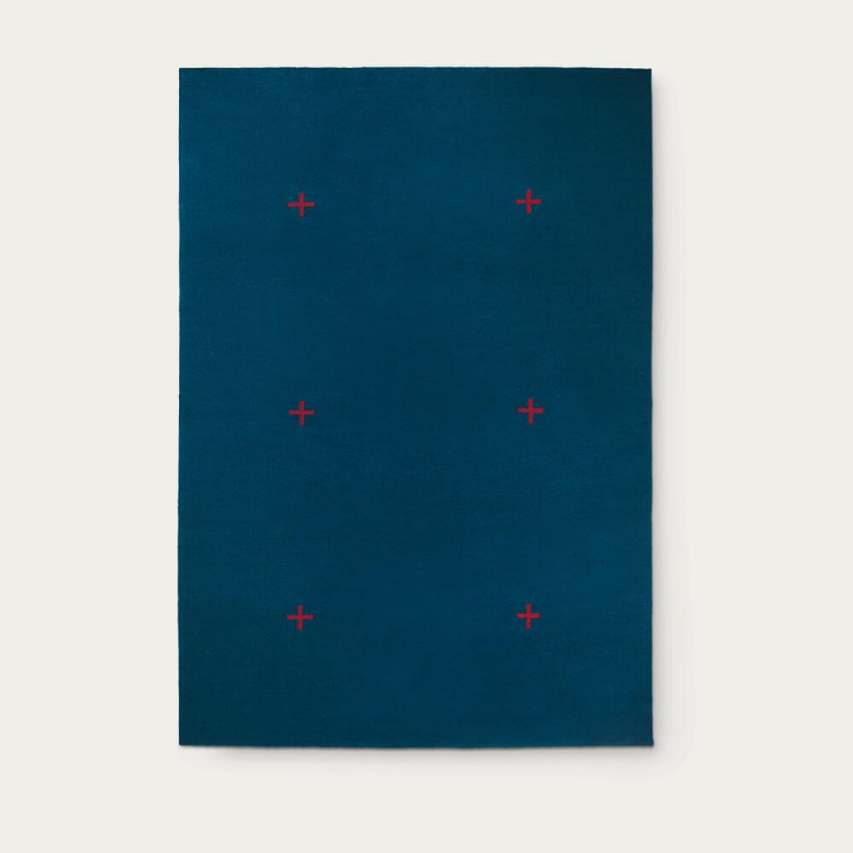 Blue/Red Plus Rug – image 1