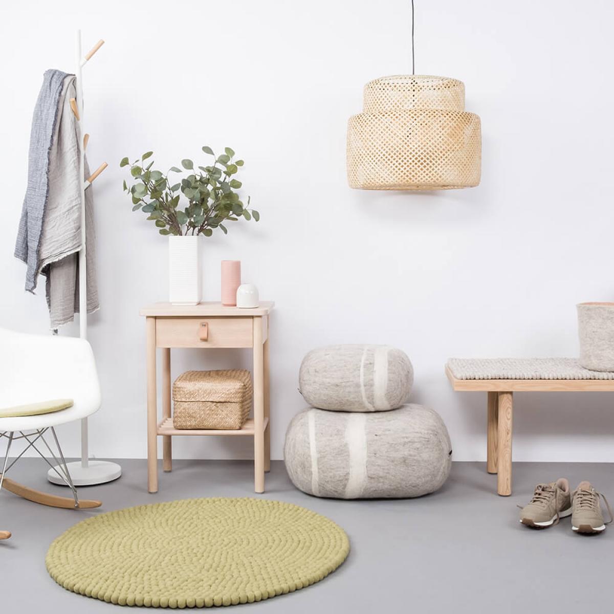 Felt Ball Rug Pitt Round – image 5
