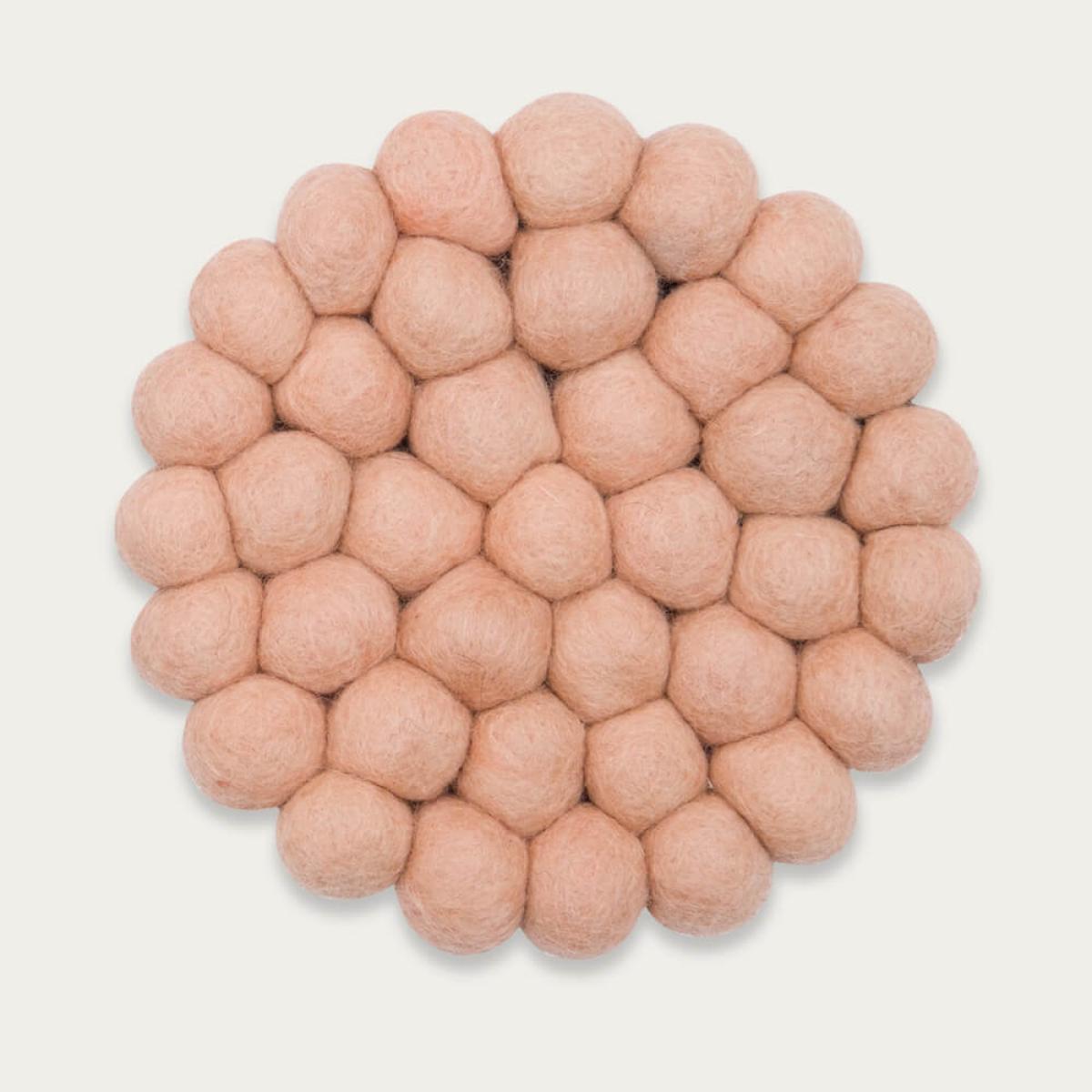 Felt Ball Rug Merle Round – image 9