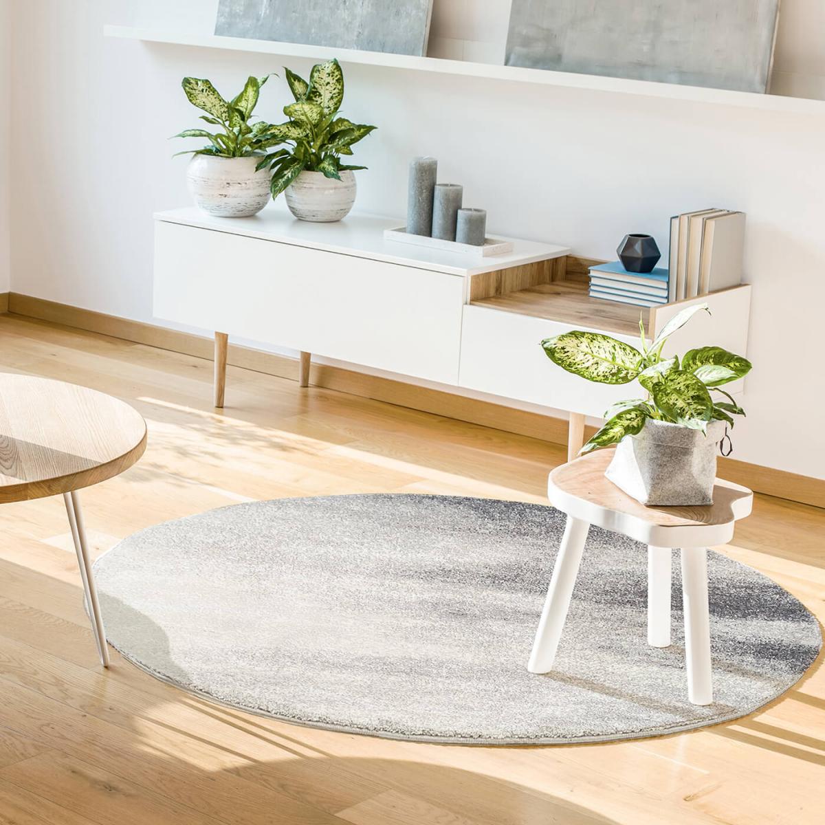 Grey Pacific Round Rug – image 2