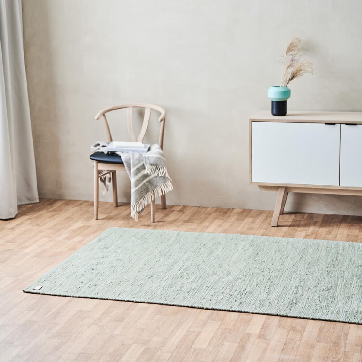 Modern Mint Cotton Rug – image 2