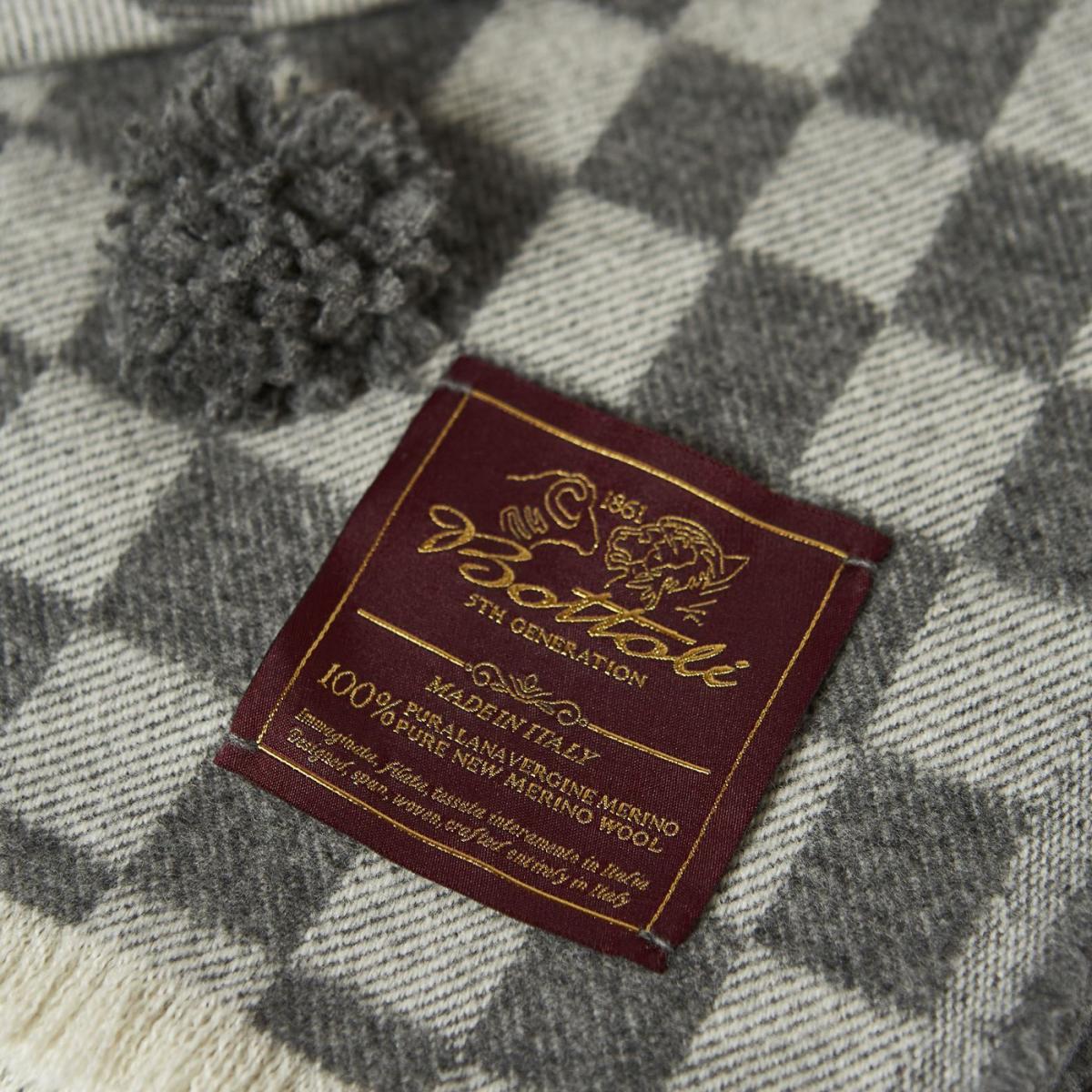 Grey Scacco Blanket – image 3