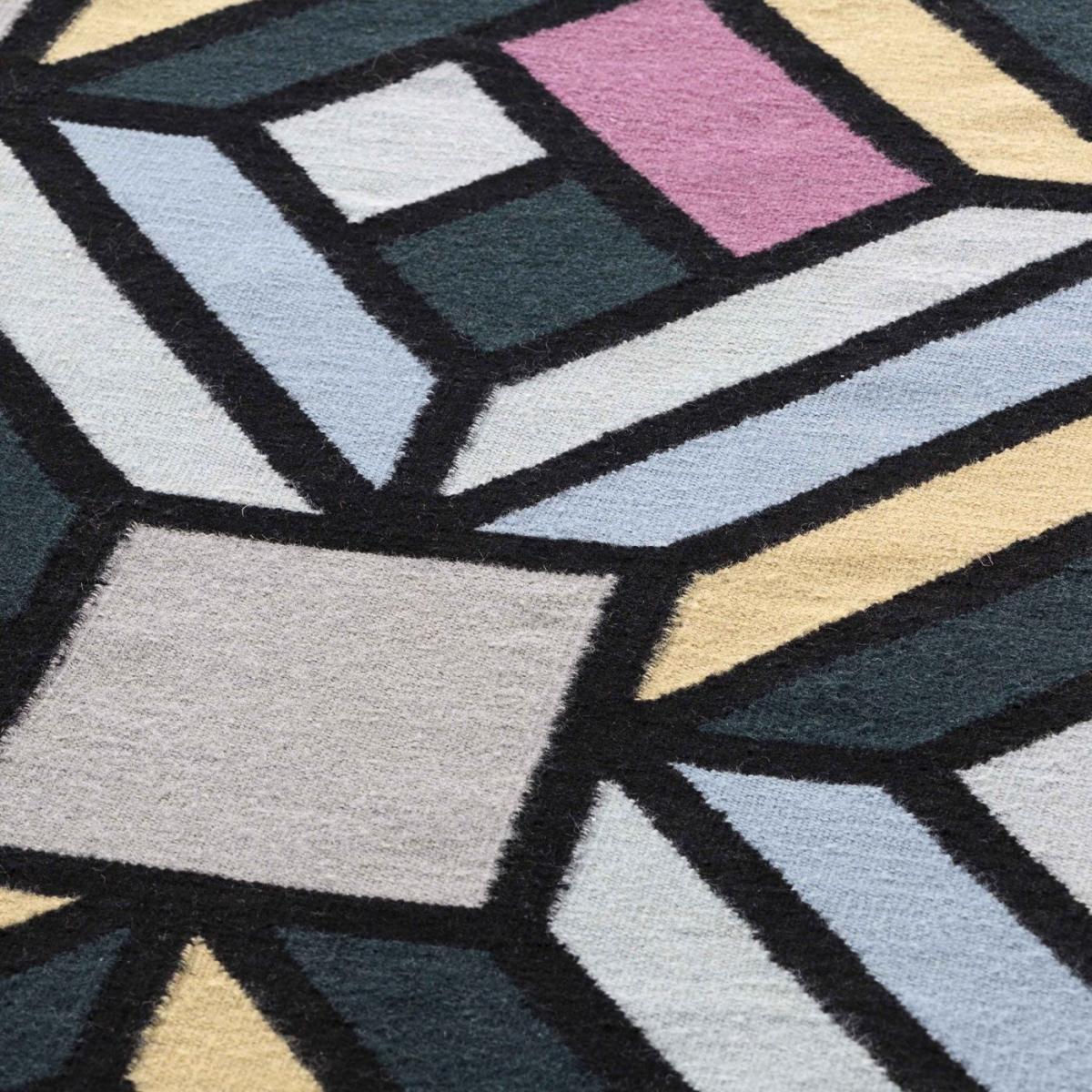Azul Killim Parquet Tetragon – image 3