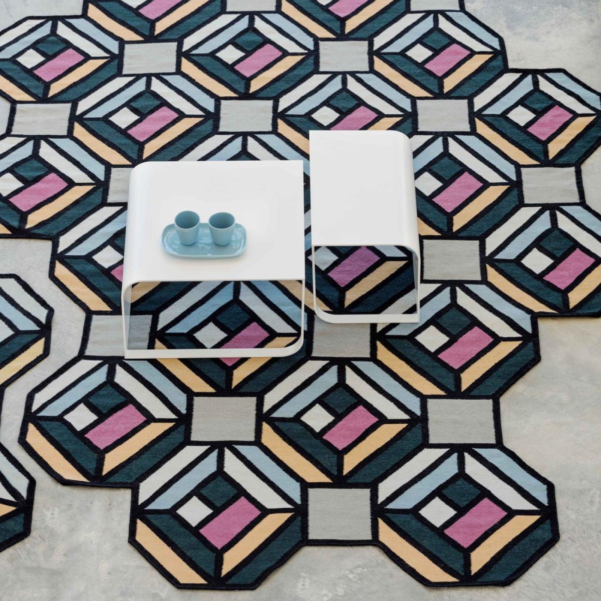 Azul Killim Parquet Tetragon – image 7