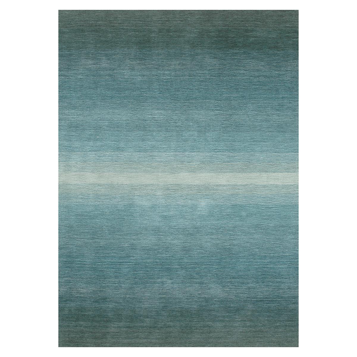 Graduated Teal Rug – image 5