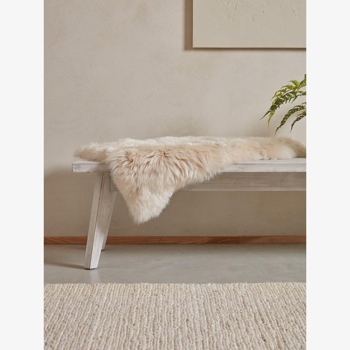New Zealand Sheepskin Single Rug - Oyster – image 1