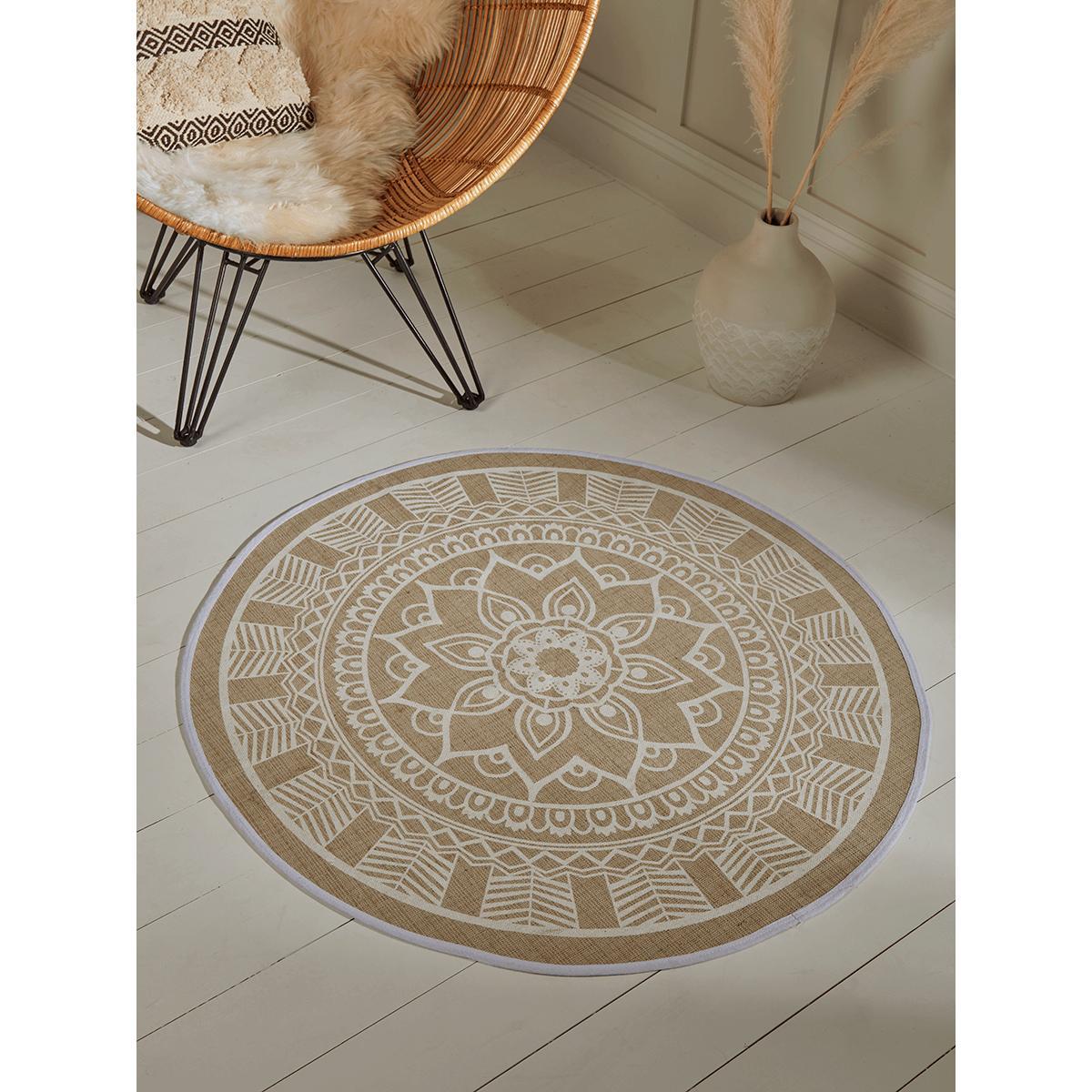 Round Mandala Rug - Border – image 1