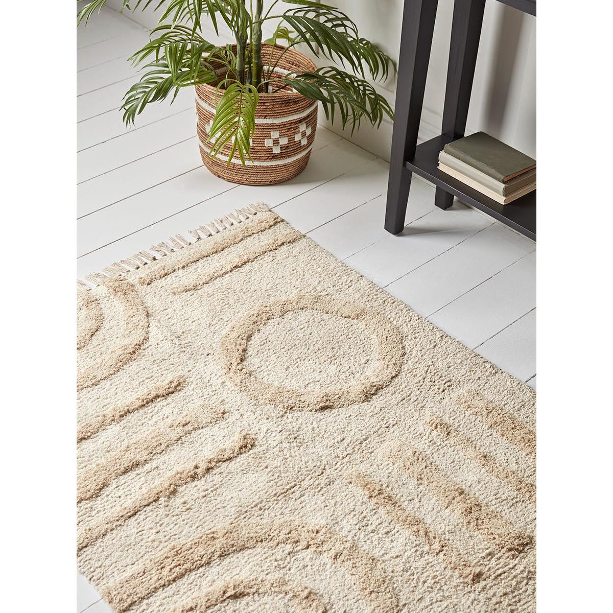 Cream & Natural Tufted Rug – image 2