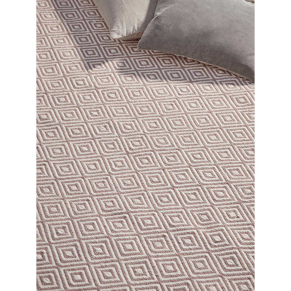 Indoor Outdoor Squares Reversible Rug - Blush – image 4