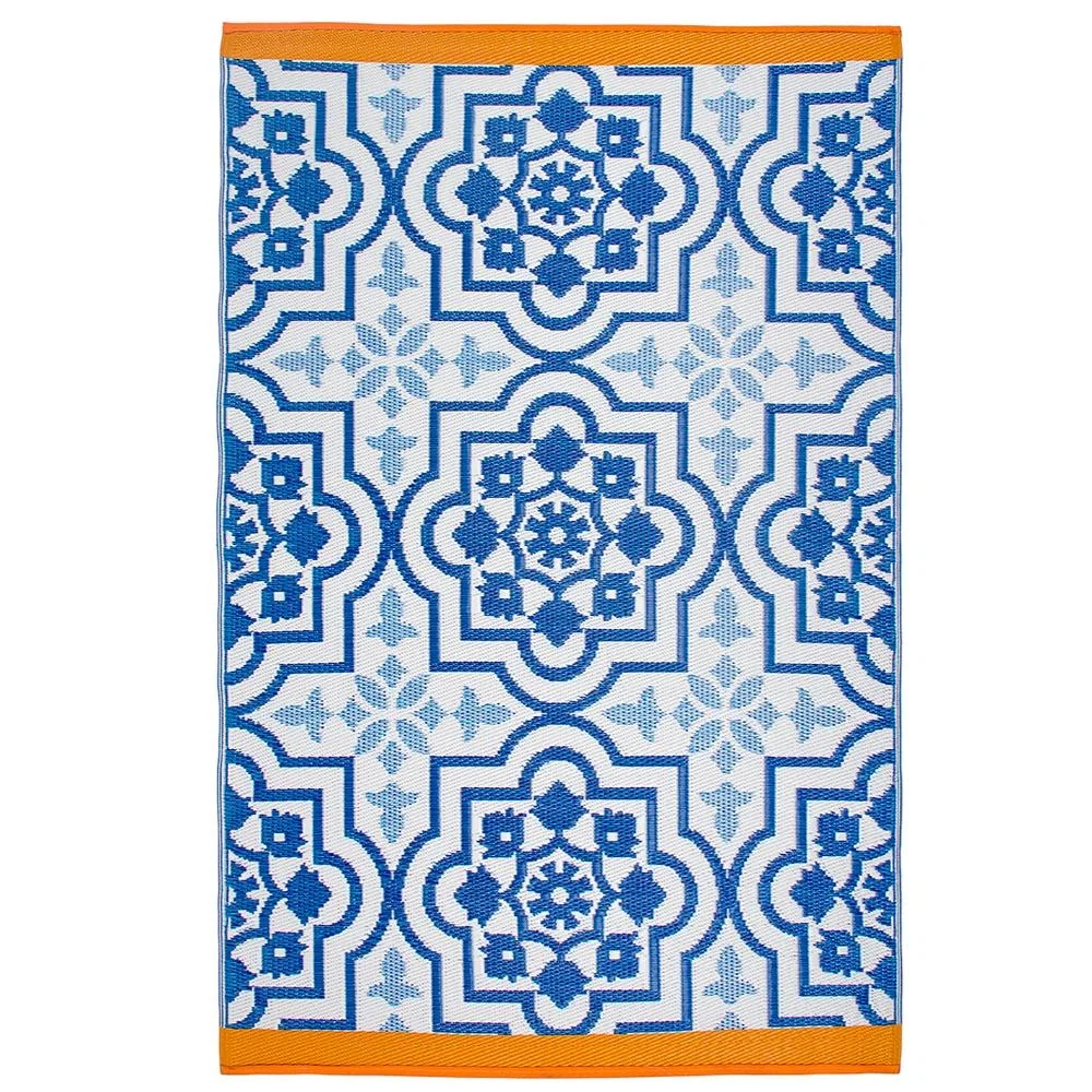 Fab Hab Puebla Outdoor Rug in Blue - 120cm x 180cm – image 2
