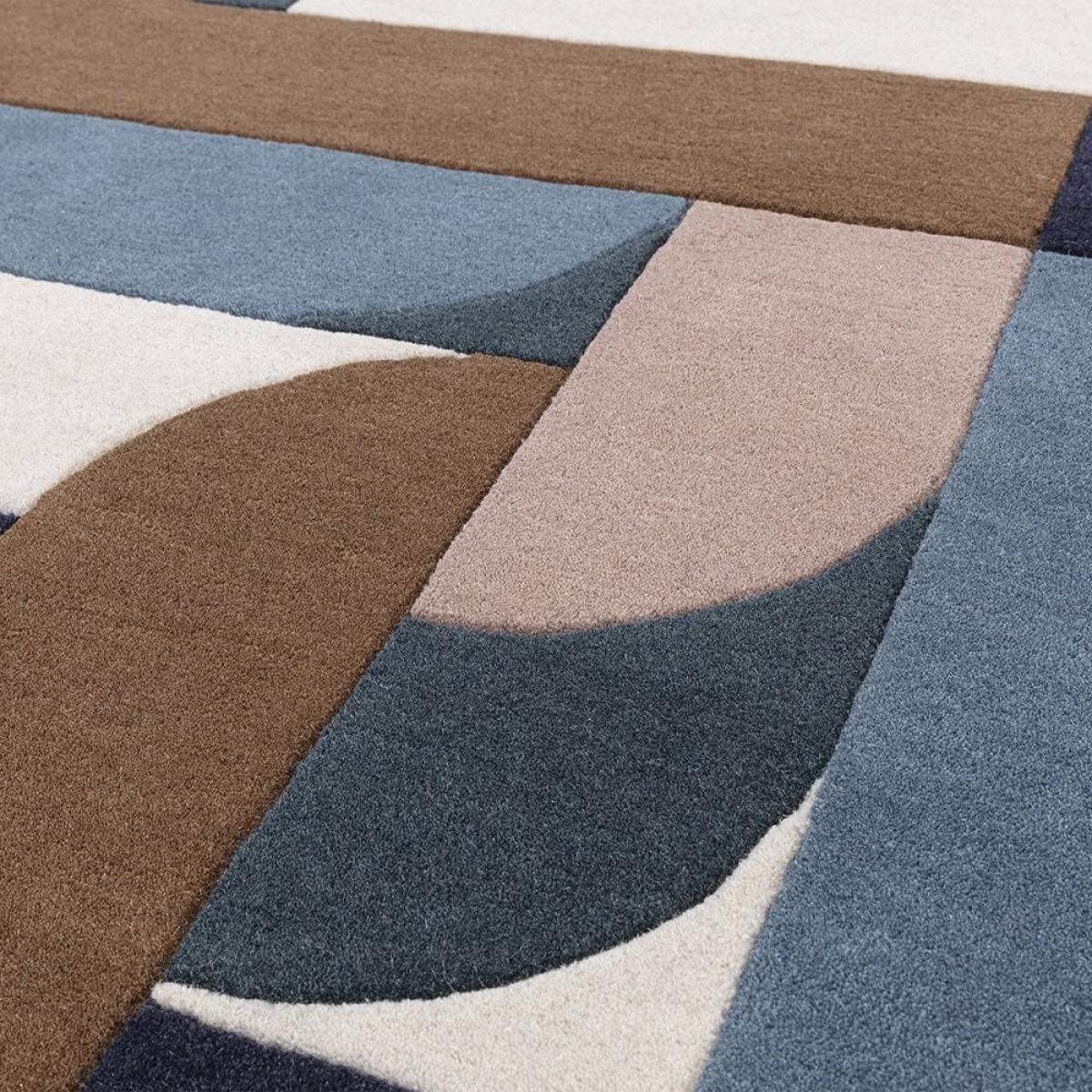 Robyn Hand Tufted Rug, Teal Size: 160cm x 230cm Modern Designed Rugs, Colourful Contemporary Rug – image 3