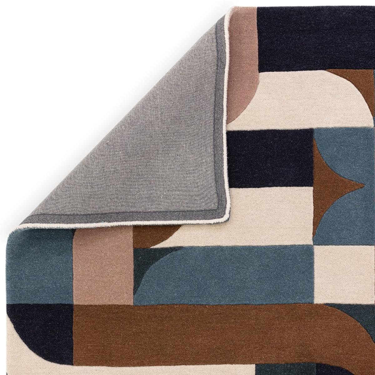 Robyn Hand Tufted Rug, Teal Size: 160cm x 230cm Modern Designed Rugs, Colourful Contemporary Rug – image 4