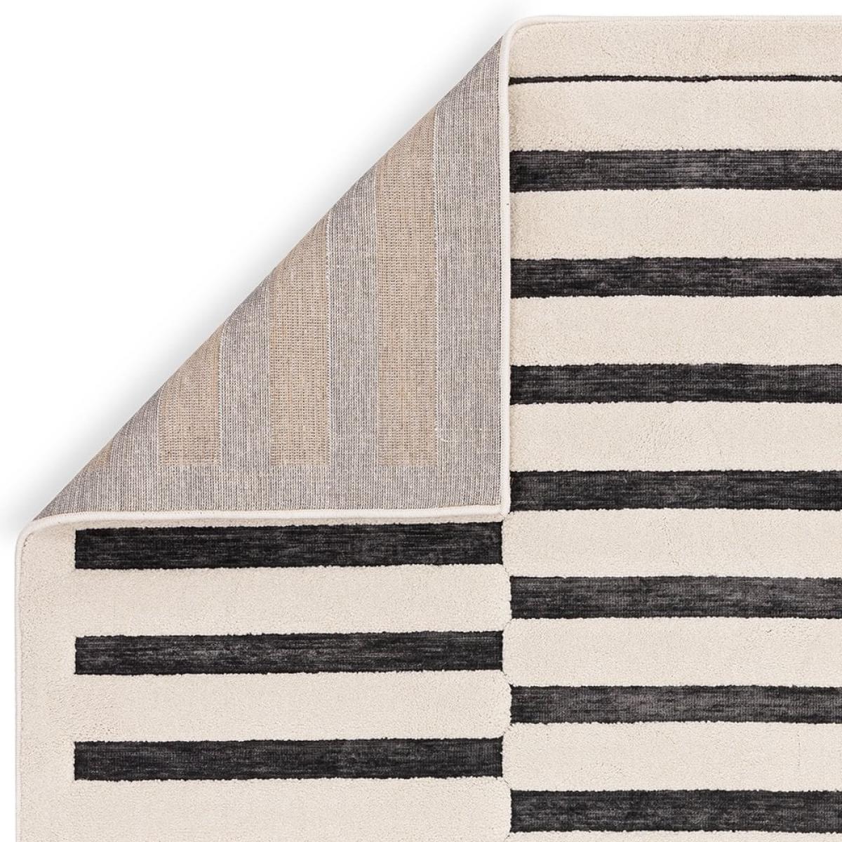 Landon Rug, Charcoal & Ivory Rug Size Option: 160 x 230cm Modern Designed Rugs, Colourful Contemporary Rug – image 6