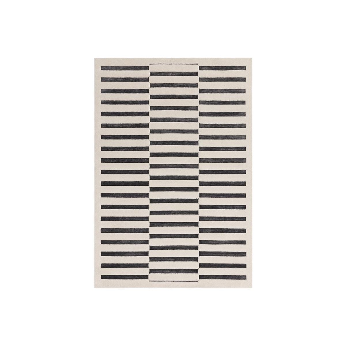 Landon Rug, Charcoal & Ivory Rug Size Option: 160 x 230cm Modern Designed Rugs, Colourful Contemporary Rug – image 1