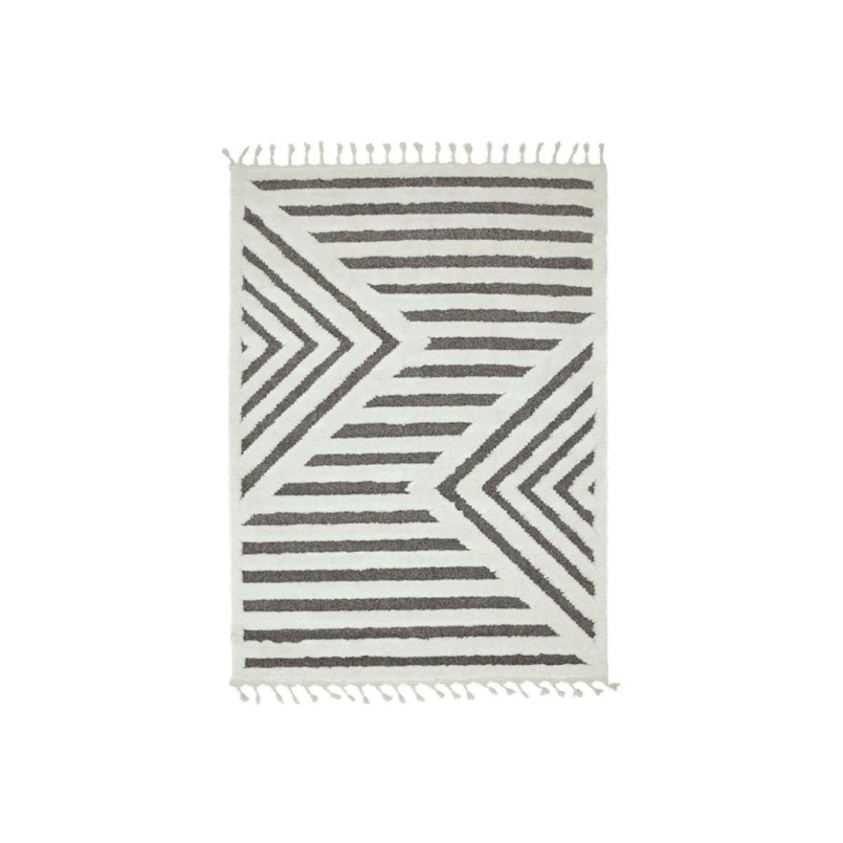 Asiatic Ariana Woven Rug, Cream & Grey Size: 80 x 150 Modern Designed Rugs, Colourful Contemporary Rug – image 1