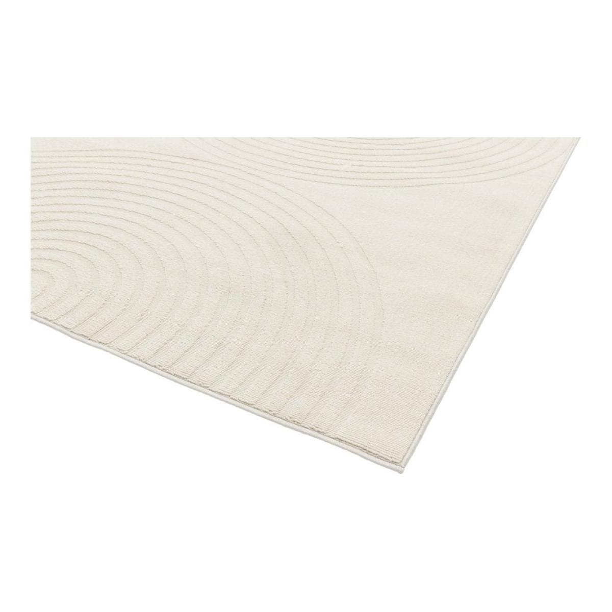 Antibes Deco Rug, White Size: 80cm x 150cm Modern Designed Rugs, Colourful Contemporary Rug – image 3